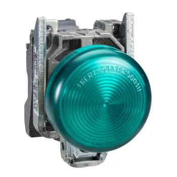   Schneider XB4BVBG3EX ATEX komplett jelzőlámpa beépített LED-del zöld, 24..120V AC/DC (Harmony XB4BVBG3EX)