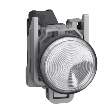   Schneider XB4BVBM1GEX Harmony ATEX D komplett LED jelzőlámpa, Ø22, 24-240VAC/DC, fehér