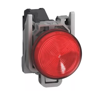   Schneider XB4BVBM4GEX Harmony ATEX D komplett LED jelzőlámpa, Ø22, 24-240VAC/DC, piros