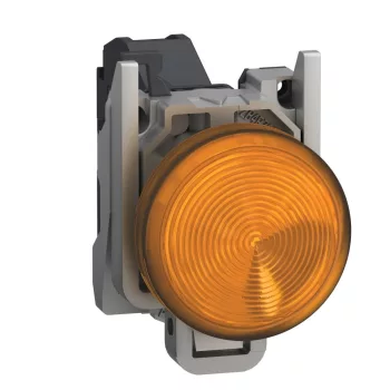   Schneider XB4BVBM5GEX Harmony ATEX D komplett LED jelzőlámpa, Ø22, 24-240VAC/DC, narancssárga