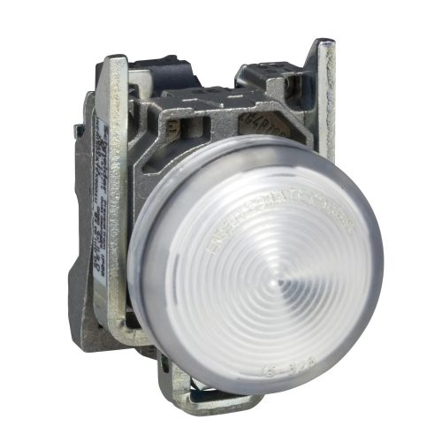 Schneider Electric XB4BVCUST04 Harmony komplett fém LED jelzőlámpa, Ø22, 230VAC, személyre szabott