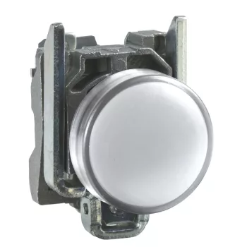  Schneider XB4BVM1 komplett jelzőlámpa beépített LED-del fehér, 230…240V AC (Harmony XB4BVM1)