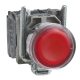 Schneider XB4BW34B5 komplett világító nyomógomb beépített LED-del piros, 24V AC/DC 1 záró + 1 nyitó érintkező (Harmony XB4BW34B5)