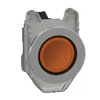   Schneider XB4FVB5 Harmony panelbe süllyesztett komplett fém LED jelzőlámpa, Ø30, 24VAC/DC, narancssárga