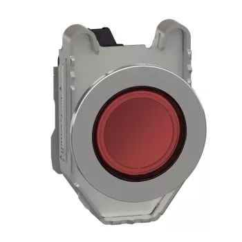   Schneider XB4FVG4 Harmony panelbe süllyesztett komplett fém LED jelzőlámpa, Ø30, 120VAC, piros