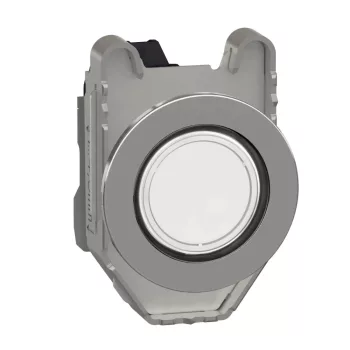   Schneider XB4FVM1 Harmony panelbe süllyesztett komplett fém LED jelzőlámpa, Ø30, 230VAC, fehér