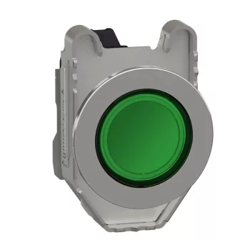   Schneider XB4FVM3 Harmony panelbe süllyesztett komplett fém LED jelzőlámpa, Ø30, 230VAC, zöld