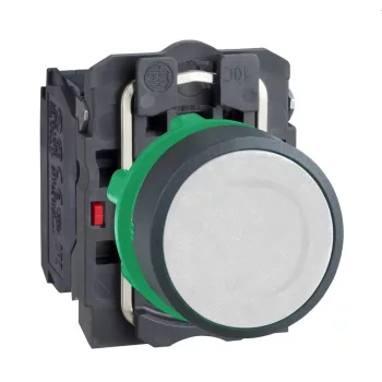   Schneider Electric XB5AACUST04 Harmony komplett műanyag nyomógomb, Ø22, visszatérő, személyre szabott