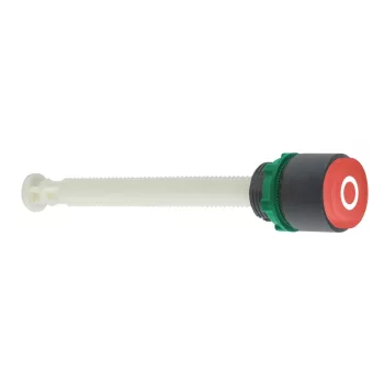   Schneider XB5AL84101 Harmony komplett műanyag reset nyomógomb, Ø22, 17-120mm, kiálló, piros, "O"
