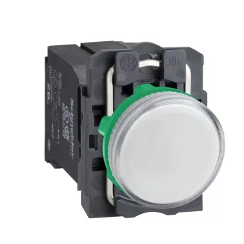  Schneider Electric XB5AVCUST01 Harmony komplett műanyag LED jelzőlámpa, Ø22, 400VAC, személyre szabott
