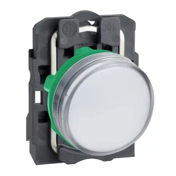   Schneider Electric XB5AVCUST04 Harmony komplett műanyag LED jelzőlámpa, Ø22, 230VAC, személyre szabott
