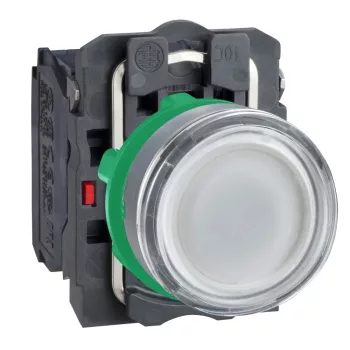   Schneider Electric XB5AWCUST06 Harmony komplett műanyag LED világító nyomógomb, Ø22, visszatérő, személyre szabott