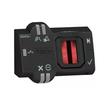   Schneider XB5S6B2L2 Harmony biometrikus kapcsoló, Ø22, bistabil, PNP, GDPR megfelelés, 24VAC/DC, elővezetékezett, 2m