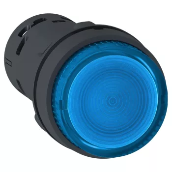   Schneider XB7NW36B1 Harmony XB7 monolitikus világító nyomógomb, LED, 1nO, kék