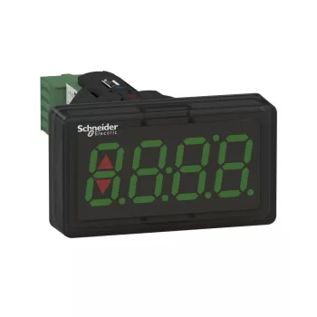   Schneider XBH1AA0G4 Harmony XB5 műanyag digitális panelkijelző, Ø22, zöld, 4 digit, 4-20mA bemenet