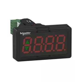   Schneider XBH1AA0R4 Harmony XB5 műanyag digitális panelkijelző, Ø22, piros, 4 digit, 4-20mA bemenet