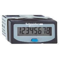 Schneider XBKT81030U33E Zelio Count elektromechanikus összegző számláló, LCD kijelző, 8 digit, manuális/távoli reset, táp: Lithium akkumulátor