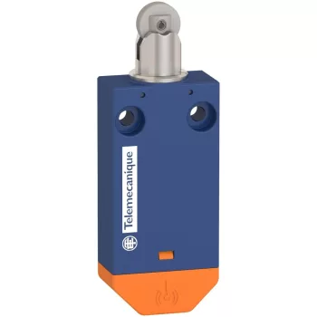   Schneider Electric XCMW102 XCMW vezeték- és akkumulátor nélküli miniatűr végálláskapcsoló, fém görgős fej