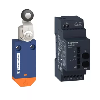   Schneider Electric XCMWD15 XCMW vezeték- és akkumulátor nélküli miniatűr végálláskapcsoló készlet (XCMW115 + vevő)