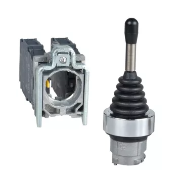   Schneider XD4PA14 Harmony XD4 fém joystick, Ø22, 4 irányú, irányonként 1NO, csavaros csatlakozó