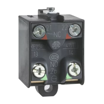   Schneider XE2SP4151B Harmony XPE érintkezőblokk lábkapcsolóhoz, 2 fokozatú, 1NC+1NO