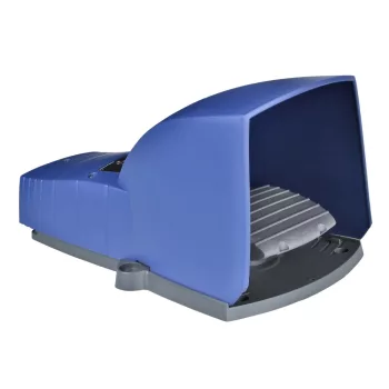   Schneider XPEB310 Harmony XPE lábkapcsoló, 1 fokozatú, 1NO+1NC, védőtetővel, műanyag, kék