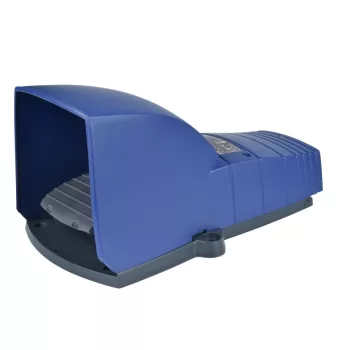   Schneider XPEB510 Harmony XPE lábkapcsoló, 1 fokozatú, 1NO+1NC, védőtetővel, műanyag, kioldóval, kék