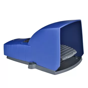   Schneider XPEB611 Harmony XPE lábkapcsoló, 2 fokozatú, 1NO+2NC, védeőtetővel, műanyag, kék