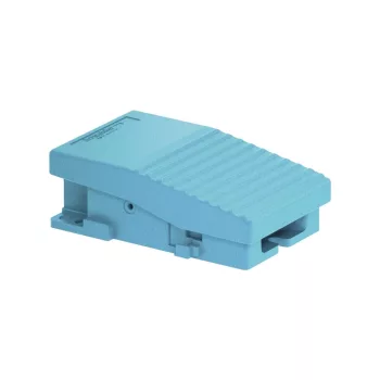   Schneider XPEM110 Harmony XPE lábkapcsoló, 1 fokozatú, 1NO+1NC, védeőtető nélkül, fém, kék