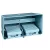 Schneider XPEM3100D Harmony XPE lábkapcsoló, két pedálos, 1 fokozatú, 2x 1NO+1NC, védőtetővel, fém, kék