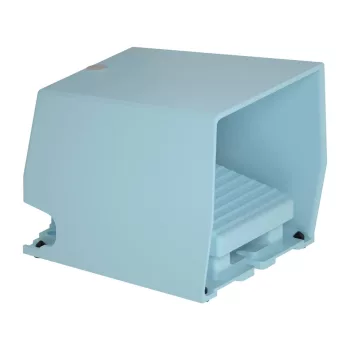   Schneider XPEM510 Harmony XPE lábkapcsoló, 1 fokozatú, 1NO+1NC, védőtetővel, fém, kioldóval, kék