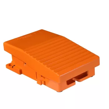   Schneider XPER229 Harmony XPE lábkapcsoló, 1 fokozatú analóg kimenettel, 1NO+2NC, védeőtető nélkül, fém, narancssárga