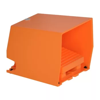   Schneider XPER310 Harmony XPE lábkapcsoló, 1 fokozatú, 1NO+1NC, védőtetővel, fém, narancssárga