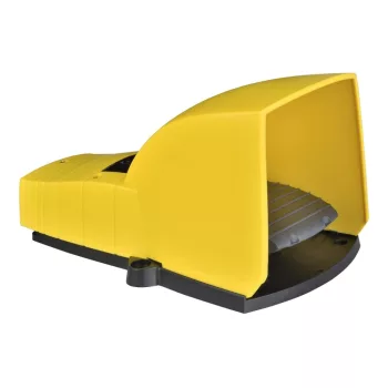   Schneider XPEY611 Harmony XPE lábkapcsoló, 2 fokozatú, 1NO+2NC, védeőtetővel, műanyag, sárga