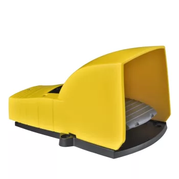   Schneider XPEY711 Harmony XPE lábkapcsoló, 2 fokozatú, 1NO+2NC, védeőtetővel, műanyag, kioldóval, sárga
