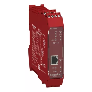   Schneider Electric XPSMCMEN0100TT Preventa XPS MCM biztonsági vezérlő, biztonsági sebességfigyelő modul, 1 TTL enkóder + 2 közelités értékelő bemenet