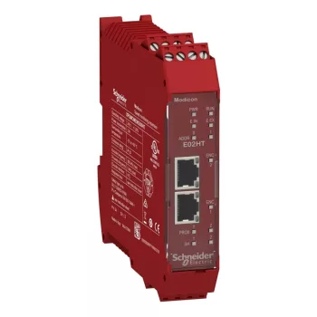   Schneider Electric XPSMCMEN0200HT Preventa XPS MCM biztonsági vezérlő, biztonsági sebességfigyelő modul, 2 HTL enkóder + 2 közelités értékelő bemenet
