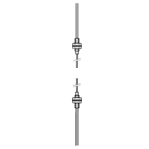 Schneider XUFN12311 Optikai szál, fénysorompós, M4/L=90mm, érzékelési táv.: 180mm