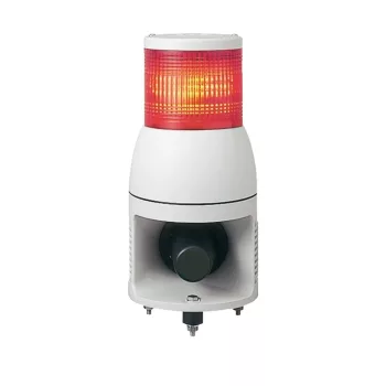  Schneider XVC1M1HK Harmony XVC monolitikus Ø100 fényoszlop, 1 piros folyamatos/villogó, hangjelzővel, 100-240VAC