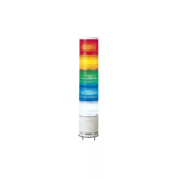   Schneider XVC1M5K Harmony XVC monolitikus Ø100 fényoszlop, 1 piros 1 narancs 1 zöld 1 kék 1 átl. folyamatos/villogó, 100-240VAC