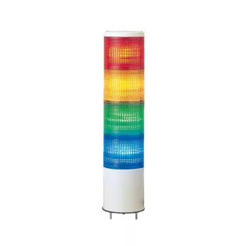   Schneider XVC4B4K Harmony XVC monolitikus Ø40 fényoszlop, 1 piros 1 narancs 1 zöld 1 kék folyamatos, 24VAC/DC