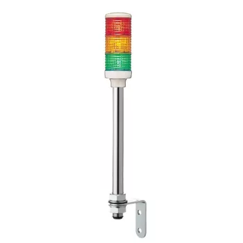   Schneider XVC6B3 Harmony XVC monolitikus Ø60 fényoszlop, 1 piros 1 narancs 1 zöld folyamatos, tartócső, 24VAC/DC