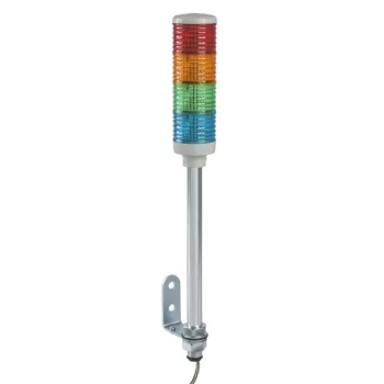   Schneider XVC6B4 Harmony XVC monolitikus Ø60 fényoszlop, 1 piros 1 narancs 1 zöld 1 kék folyamatos, tartócső, 24VAC/DC
