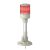 Schneider Electric XVGB1SMFA Harmony Easy komplett fényoszlop, 1 szintes, piros, villanó, 24 VAC/DC, tartócsöves, csavaros, elhajtható, hangj.,