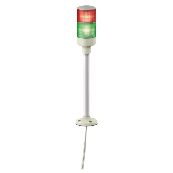   Schneider Electric XVGB2SH Harmony Easy komplett fényoszlop, 2 szintes, piros-zöld, 24 VAC/DC, tartócsöves, csavaros, hangj.,