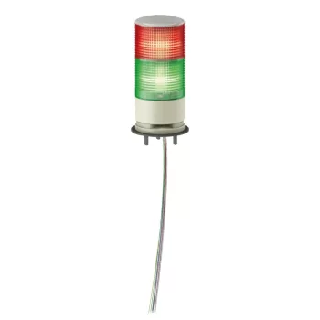   Schneider Electric XVGB2SW Harmony Easy komplett fényoszlop, 2 szintes, piros-zöld, 24 VAC/DC, direkt rögzítésűhangj.,