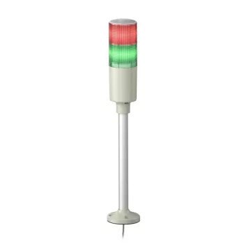   Schneider Electric XVGM2H Harmony Easy komplett fényoszlop, 2 szintes, piros-zöld, 230 VAC, tartócsöves, csavaros,