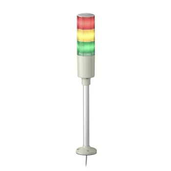   Schneider Electric XVGM3SH Harmony Easy komplett fényoszlop, 3 szintes, piros-narancs-zöld, 230 VAC, tartócsöves, csavaros, hangj.,