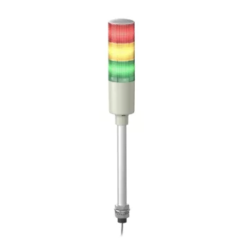   Schneider Electric XVGM3T Harmony Easy komplett fényoszlop, 3 szintes, piros-narancs-zöld, 230 VAC, furatba rögzíthető, tartócsöves,