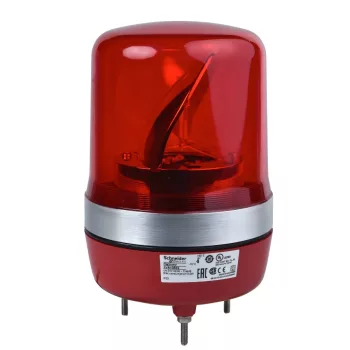   Schneider XVR10B04 Harmony XVR forgútükrös jelzőfény, LED-es, Ø106, IP23, piros, 24VAC/DC